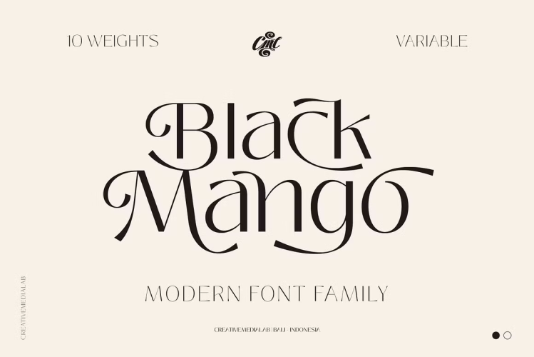 Black Mango Font free download preview 5 – Serif Fonts font