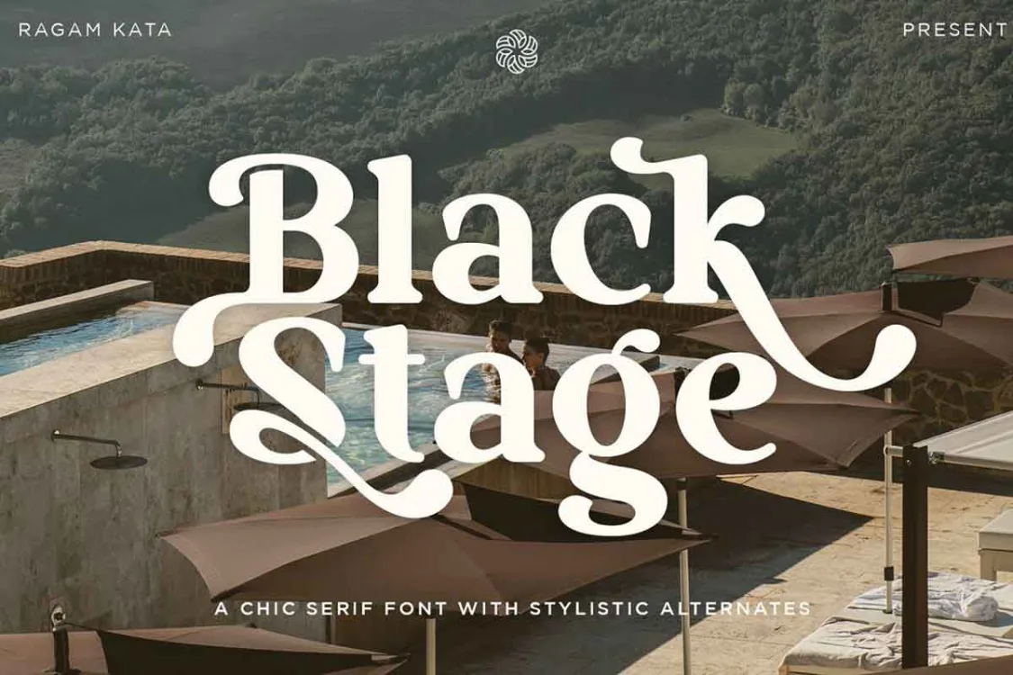 Black Stage – Retro Serif Font free download – Serif Fonts font preview image for Windows and Mac