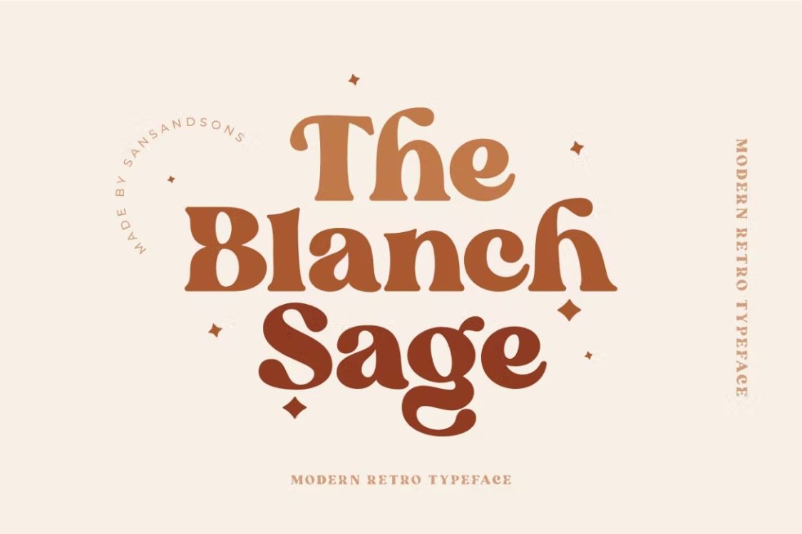 Blanch Sage Font free download – Serif Fonts font preview image for Windows and Mac