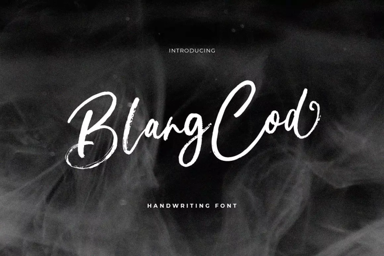 Blang Cod Handwritten Font free download preview 5 – Script And Handwritten font