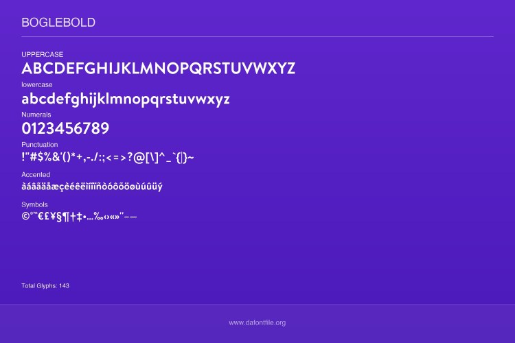 Bogle Font Family free download preview 5 – Sans Serif Fonts font