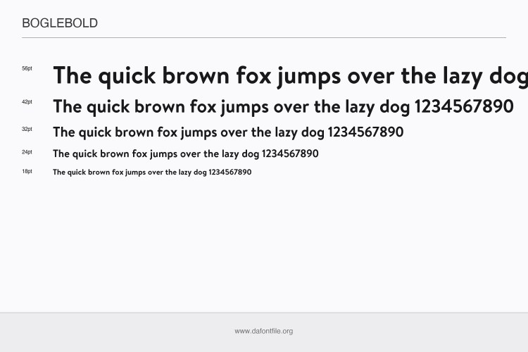 Bogle Font Family free download preview 7 – Sans Serif Fonts font