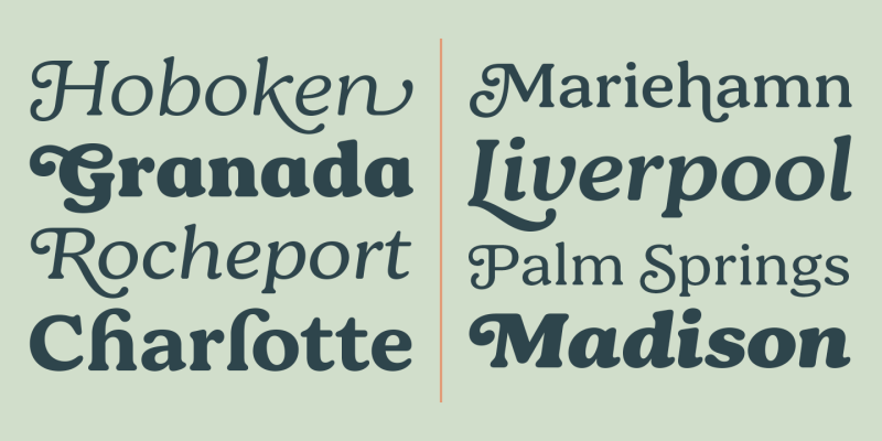 Bogue Font free download preview 2 – Serif Fonts font