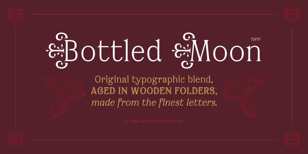 Bottled Moon Font Family free download – Display Fonts font preview image for Windows and Mac