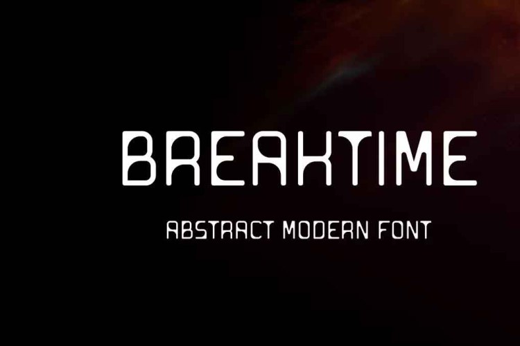 Breaktime Font free download preview 3 – Sans Serif Fonts font