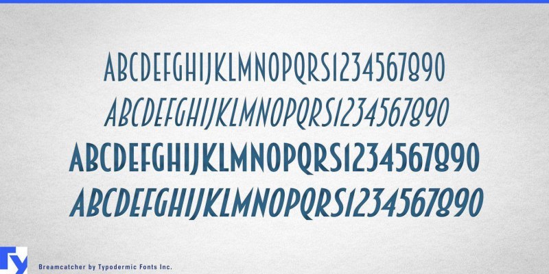 Breamcatcher Font Family free download preview 4 – Font Family font
