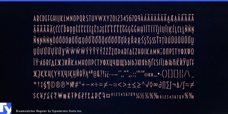 Breamcatcher Font Family free download preview 6 – Font Family font