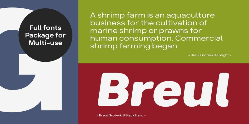 Breul Grotesk Font Family free download preview 4 – Sans Serif Fonts font