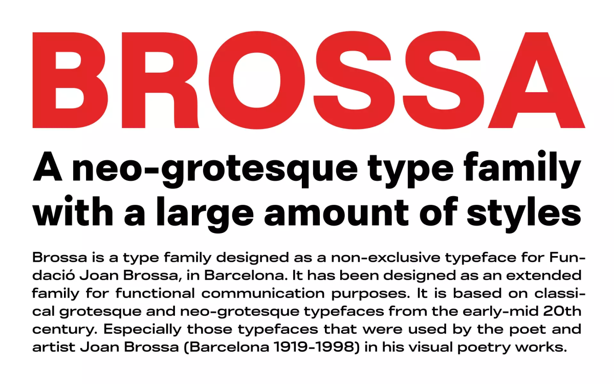 Brossa Font Family free download – Sans Serif Fonts font preview image for Windows and Mac
