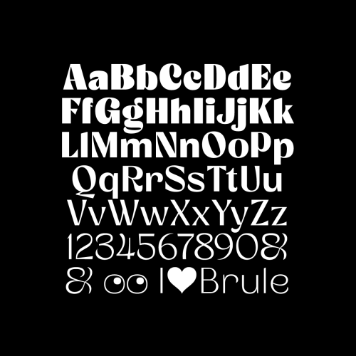 Brule Font Family free download preview 8 – Decorative Fonts font