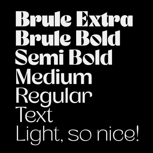 Brule Font free download preview 1 – Display Fonts font