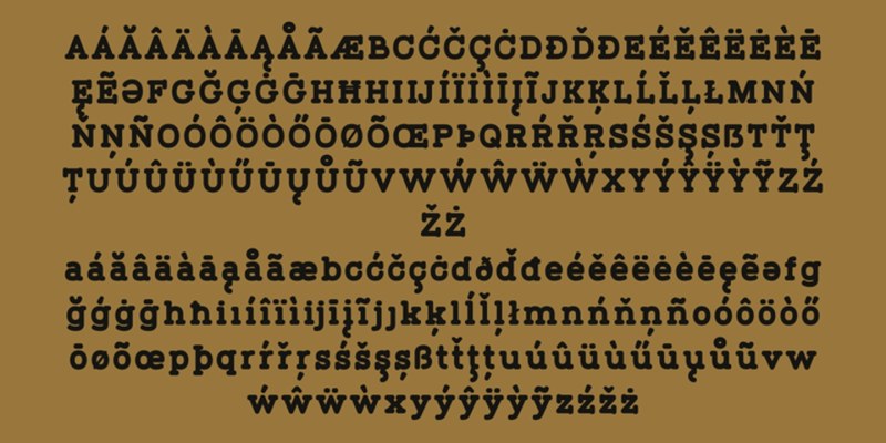 Bubpop Font free download preview 10 – Slab Serif Fonts font