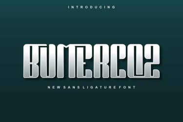 Bumercoz Font free download – Serif Fonts font preview