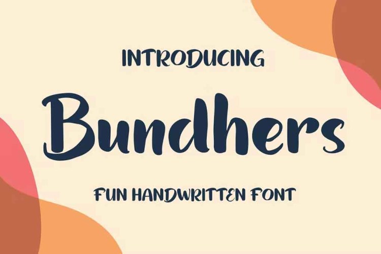 Bundhers Font free download preview 3 – Sans Serif Fonts font