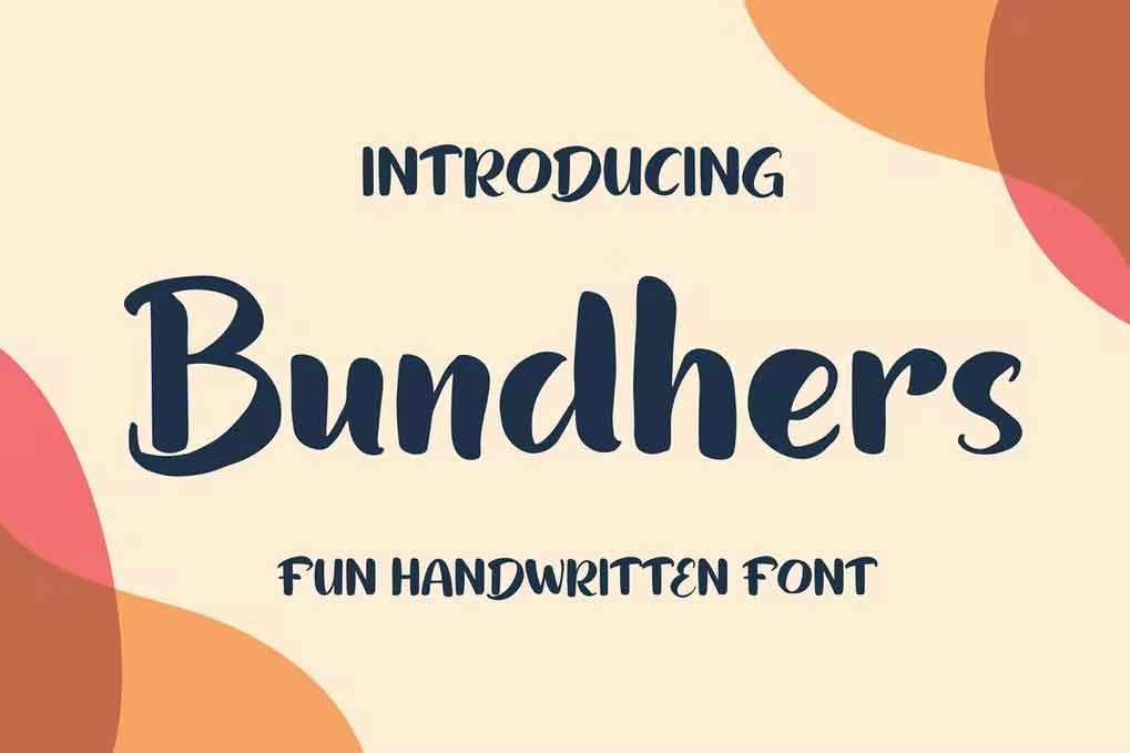 Bundhers Font free download – Sans Serif Fonts font preview image for Windows and Mac