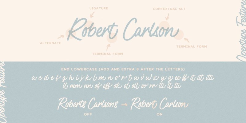 Butter Sweet Font free download preview 4 – Script And Handwritten font