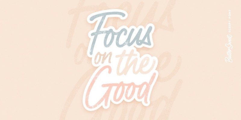 Butter Sweet Font free download preview 5 – Script And Handwritten font
