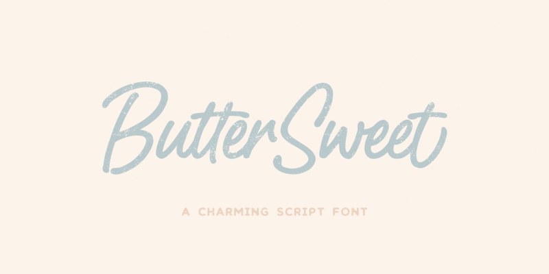 Butter Sweet Font free download preview 11 – Script And Handwritten font