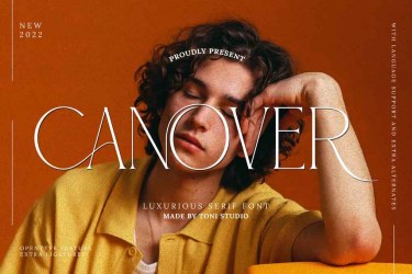 CANOVER Ligature Font free download – Modern font preview