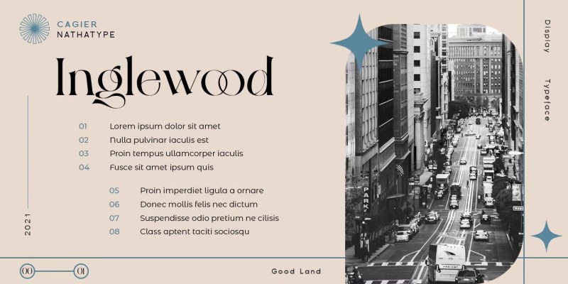 Cagier Font free download preview 2 – Display Fonts font