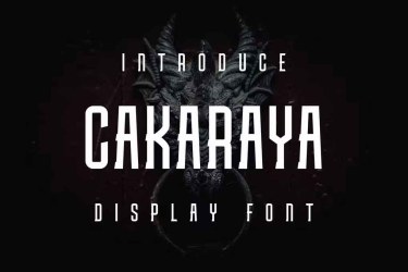 Cakaraya Font free download – Sans Serif Fonts font preview