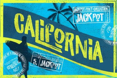 California Jackpot Font free download – Script font preview