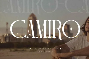 Camiro Elegant Serif Font Typeface free download – Serif Fonts preview