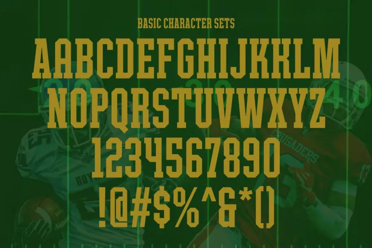 Camphound Font preview 2 – Serif Fonts font sample