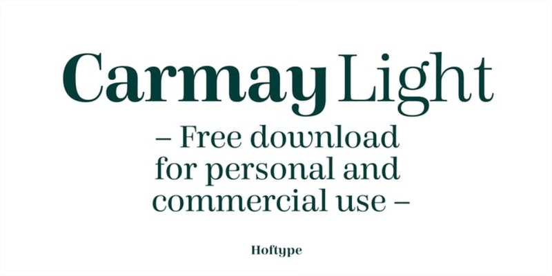 Carmay Font Family free download preview 1 – Serif Fonts font