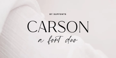 Carson Font Family free download – Serif Fonts font preview