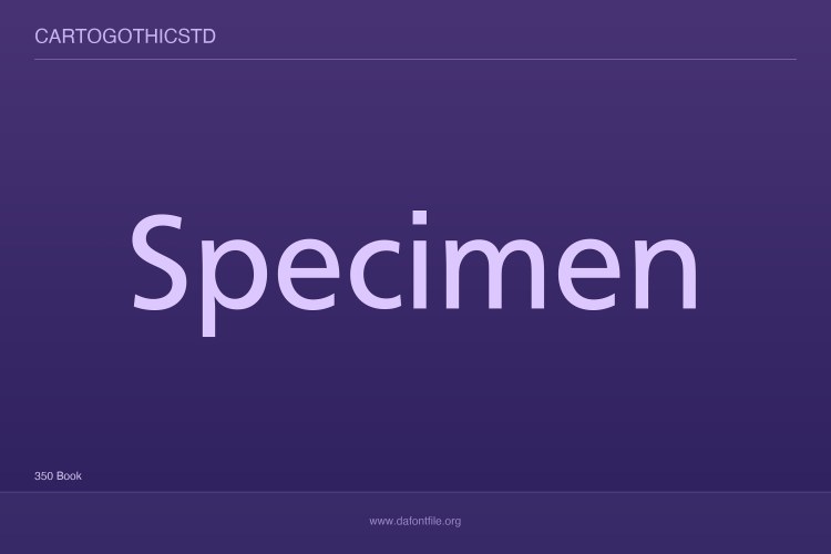 CartoGothic Std Font Family free download preview 2 – Sans Serif Fonts font