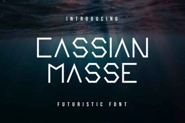 Cassian Masse Futuristic Font free download – Sans Serif Fonts font preview