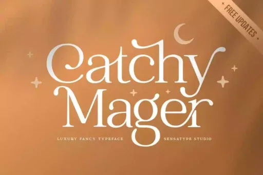 Catchy Mager Font preview 6 – Serif Fonts font sample
