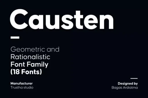 Causten Font free download preview 7 – Sans Serif Fonts font