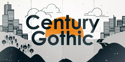 Century Gothic Font free download – Geometric font preview