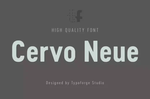Cervo Neue Font free download – Sans Serif Fonts font preview image for Windows and Mac