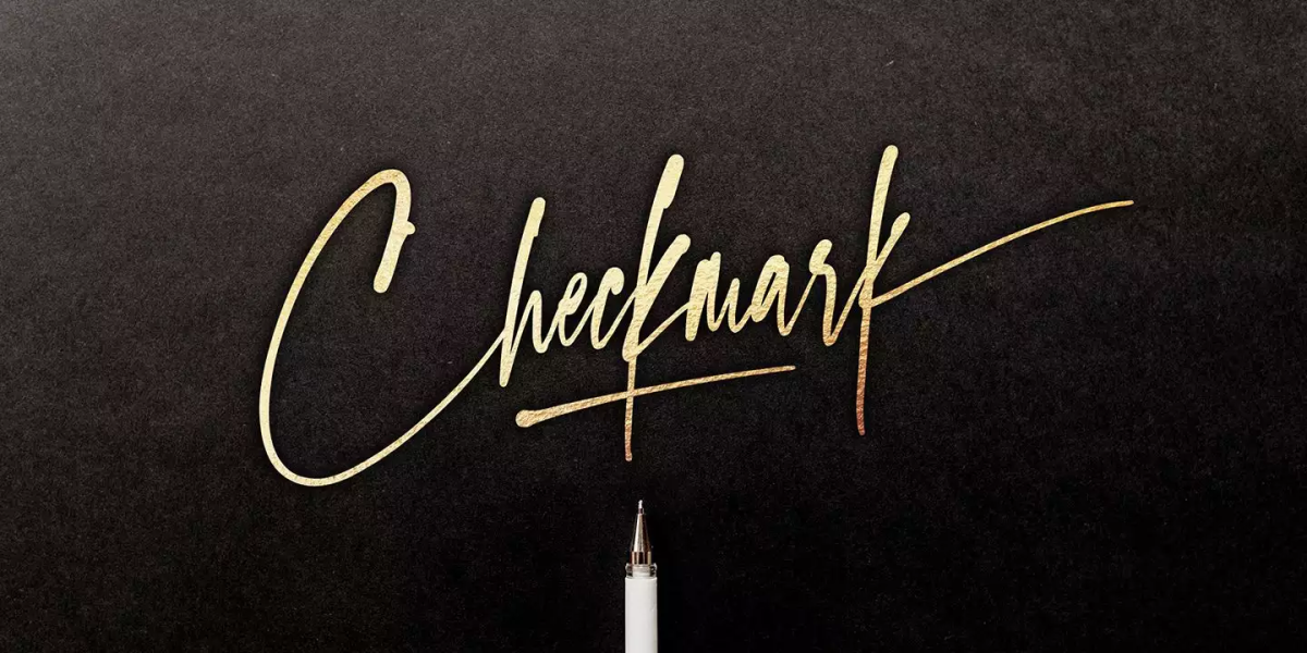 Checkmark Font Family free download – Script And Handwritten font preview image for Windows and Mac