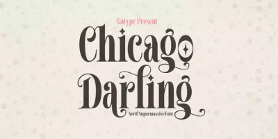 Chicago Darling Serif Font free download – Modern Fonts font preview