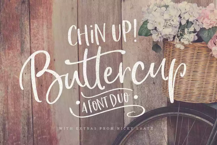 Chin Up Buttercup Font free download preview 11 – Script And Handwritten font