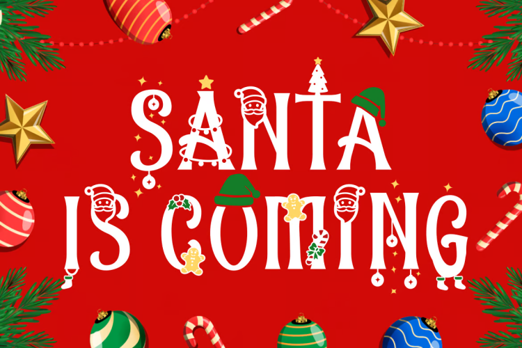 Christmas Chances Font free download preview 3 – Serif Fonts font