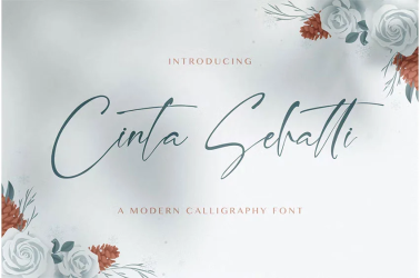 Cinta Sehatti Font free download – Script font preview