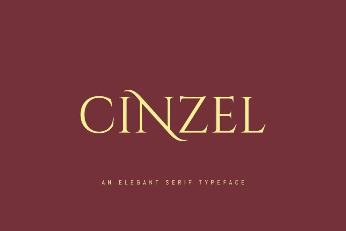 Cinzel Font free download – Serif Fonts font preview image for Windows and Mac