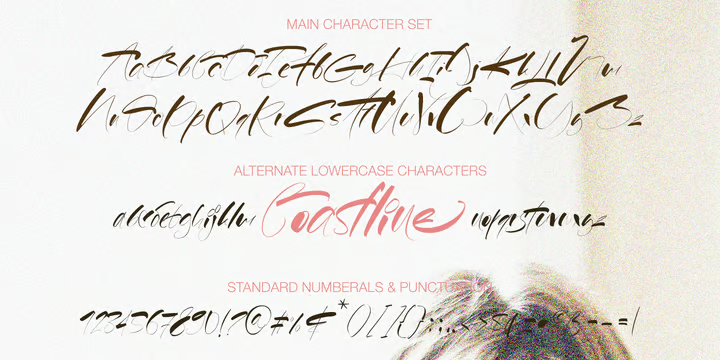 Coastline Font free download preview 4 – Decorative Fonts font