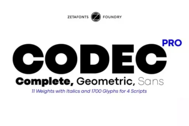 Codec Pro Font free download – Geometric font preview
