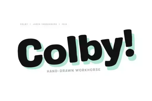 Colby Font free download preview 5 – Script And Handwritten font