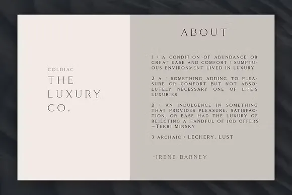 Coldiac Font free download preview 2 – Serif Fonts font