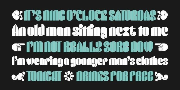 Conica Font free download preview 6 – Typeface font