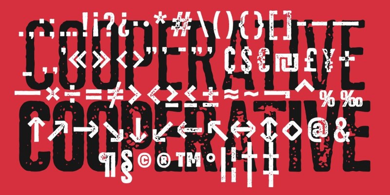 Cooperative Font Family free download preview 8 – Font Family font