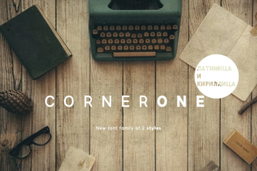 CornerOne Font free download – Typeface font preview