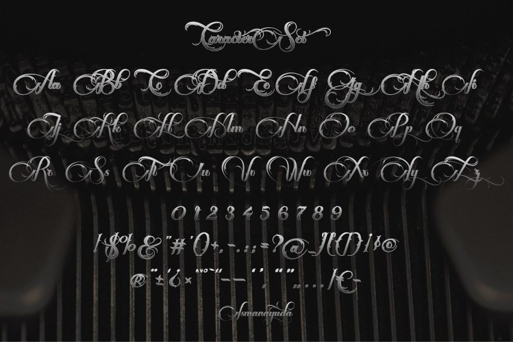 Crungebright Font free download preview 4 – Blackletter Font font